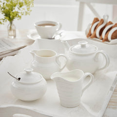 White Porcelain Sugar Bowl