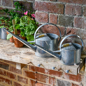 Large Indoor Watering Can - Galvanized