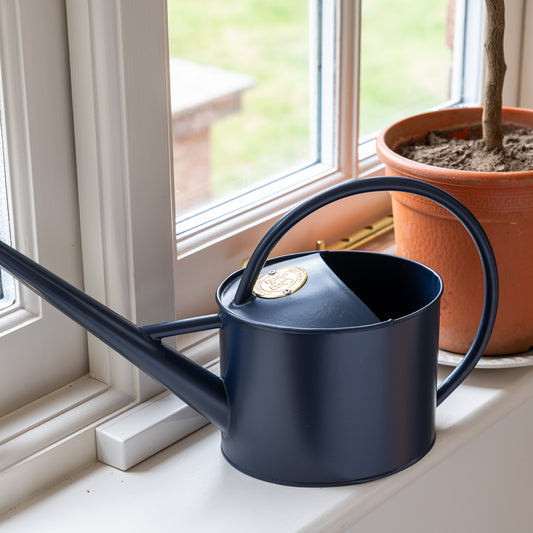 Large Indoor Watering Can - Navy