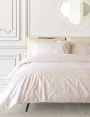 Alyssum Double Duvet Cover and 2 Standard Pillowcases Set - Peach