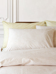 Alyssum Double Duvet Cover and 2 Standard Pillowcases Set - Peach