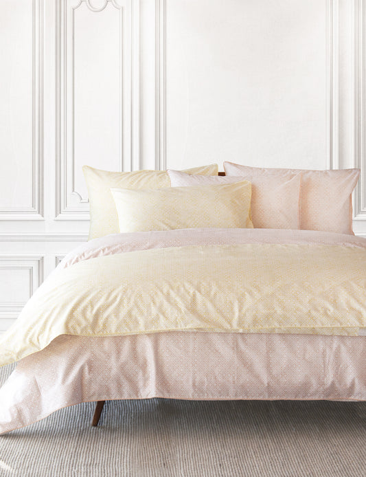 Alyssum Single Duvet Cover and Standard Pillowcase Set - Yellow