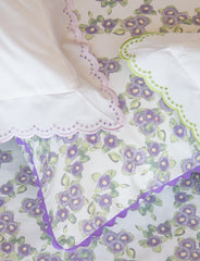 Camelia Double Duvet Cover and 2 Standard Pillowcases Set - Lilac
