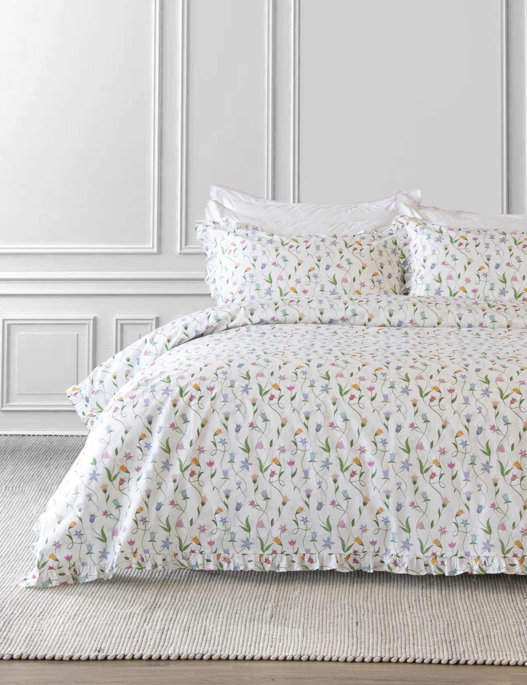 Garden of Eden King Size Duvet Cover and 2 Standard Pillowcases Set