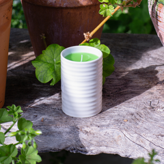 Geranium & Ylang Ylang Ceramic Candle