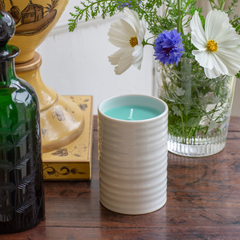 Clary Sage & Juniper Ceramic Candle