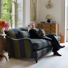 Felix 3 seater sofa in Woodland Stripe - Made to Order