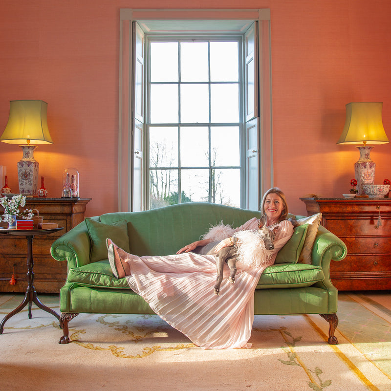 Henrietta Sofa in Customer's Own Material - Made to Order