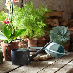 Large Indoor Watering Can - Soft Grey