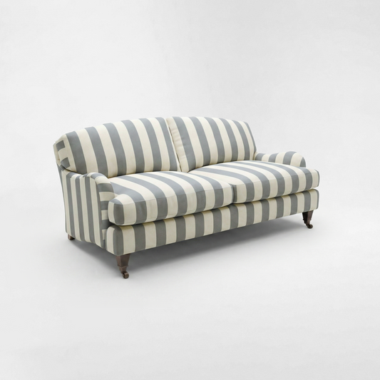 Isobel 2.5 seater sofa in Garden Grey Stripes