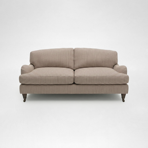 Isobel 2.5 seater sofa in Narrow Chocolate Stripes