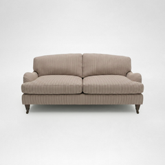 Isobel 2.5 seater sofa in Narrow Chocolate Stripes