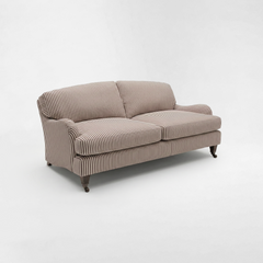 Isobel 2.5 seater sofa in Narrow Chocolate Stripes