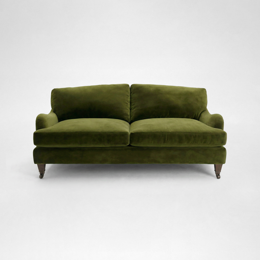 Isobel 2.5 seater sofa with Pelham Moss Velvet