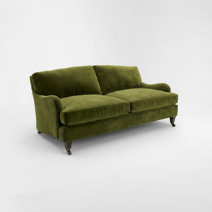 Isobel 2.5 seater sofa with Pelham Moss Velvet