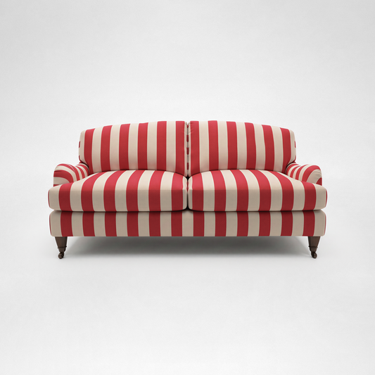 Isobel 2.5 seater sofa in Petunia Stripes