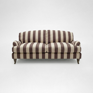 Isobel 2.5 seater sofa in Chocolate Stripes
