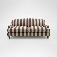 Isobel 2.5 seater sofa in Chocolate Stripes