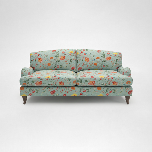 Isobel 2.5 seater sofa with Big Back Cushion in Wildwood Duck Egg