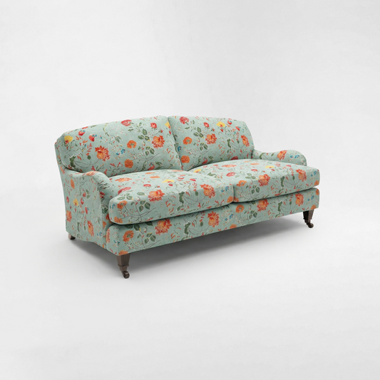Isobel 2.5 seater sofa with Big Back Cushion in Wildwood Duck Egg