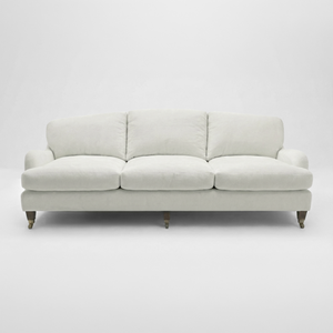 Isobel 4 seater sofa in Cotton Linen Cool Coconut
