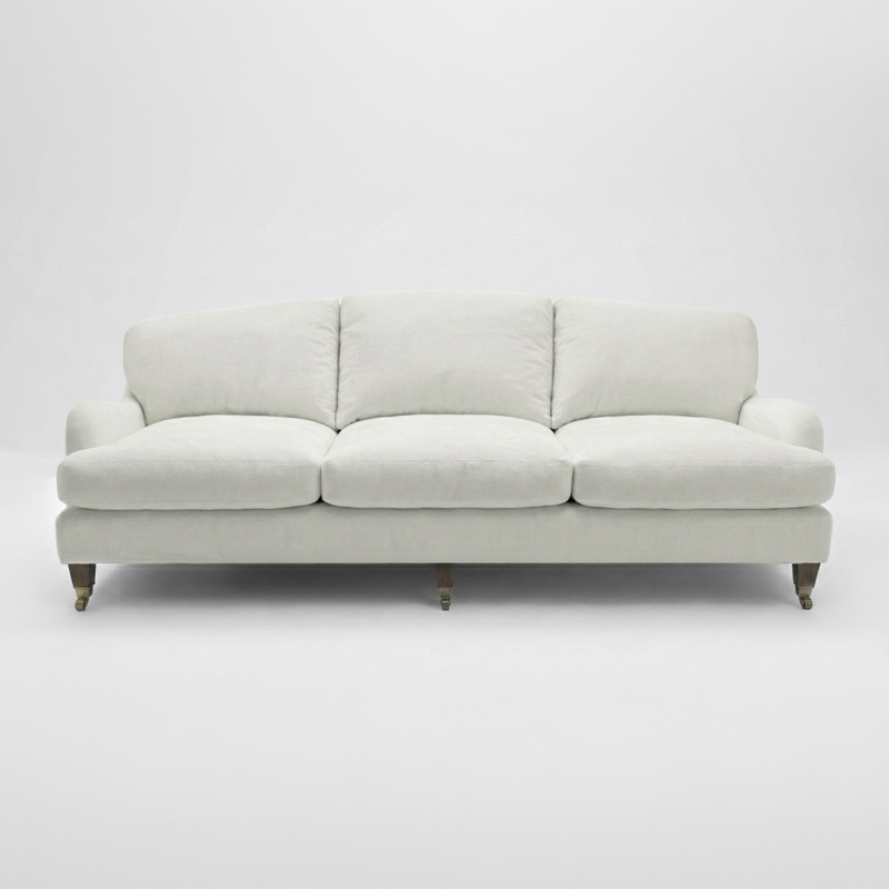 Isobel 4 seater sofa in Cotton Linen Cool Coconut