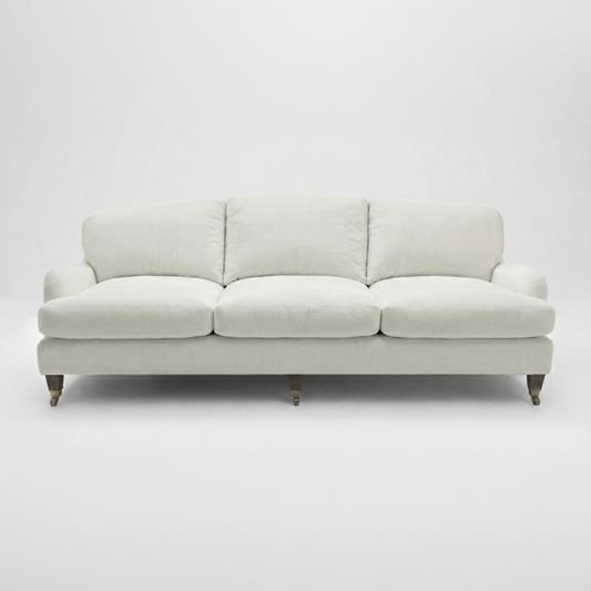 Isobel 4 seater sofa in Cotton Linen Cool Coconut