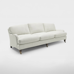 Isobel 4 seater sofa in Cotton Linen Cool Coconut