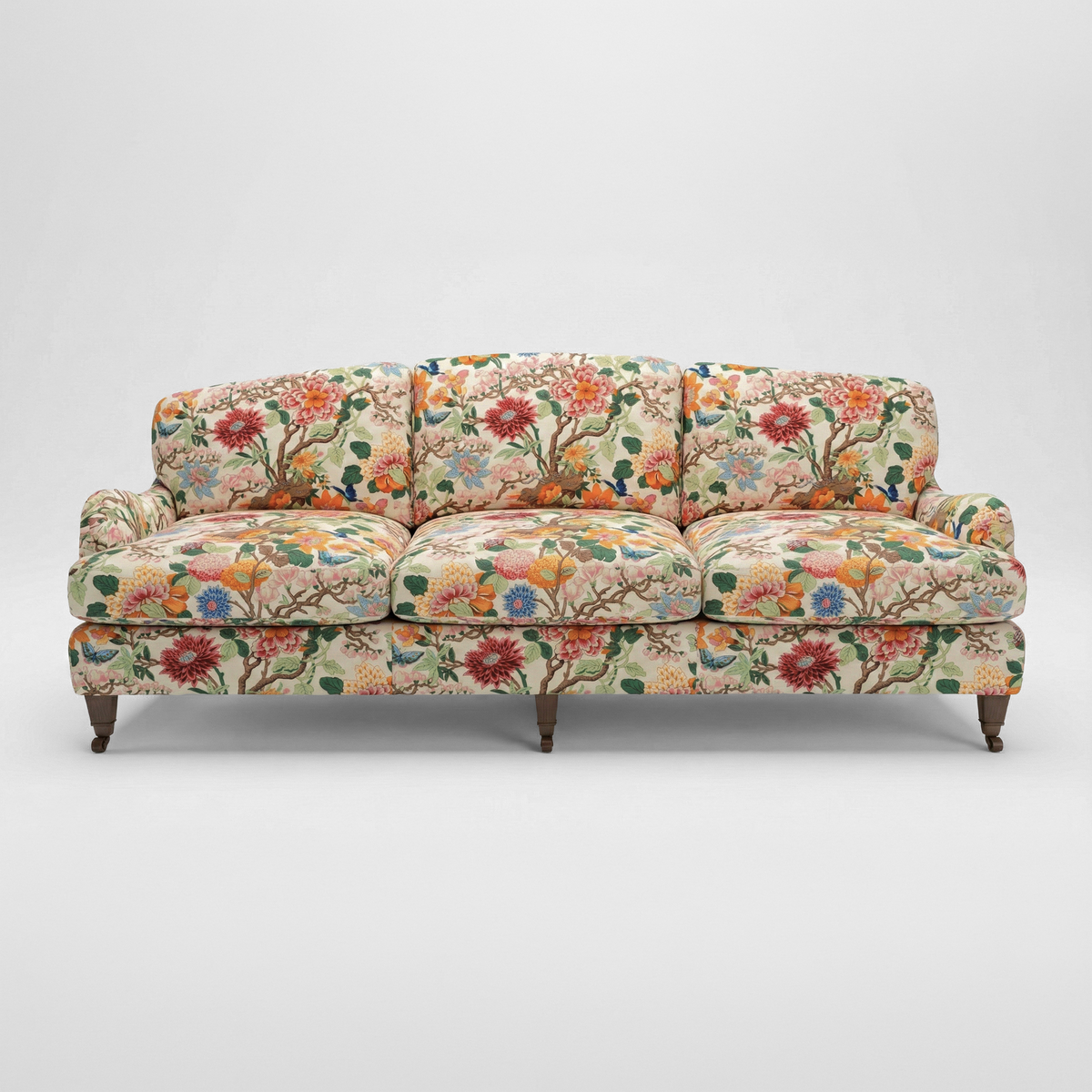 Isobel 4 seater sofa in Magnolia Cream Blue