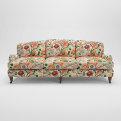 Isobel 4 seater sofa in Magnolia Cream Blue