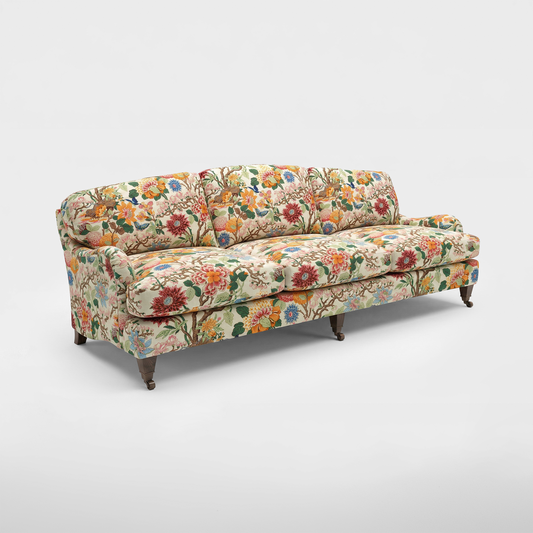 Isobel 4 seater sofa in Magnolia Cream Blue