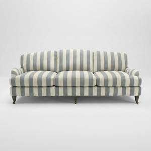 Isobel 4 seater sofa in Garden Grey Stripes