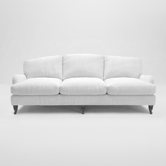 Isobel 4 seater sofa in Cotton Linen Snowdrop