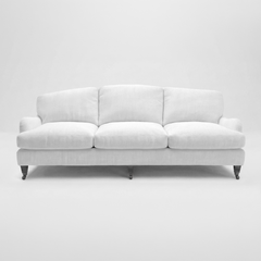 Isobel 4 seater sofa in Cotton Linen Snowdrop