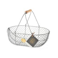 Large Grey Harvesting Basket