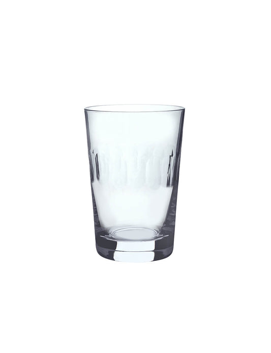 Four Rose Tumblers with Lens Design by Vintage List