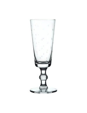 Four Champagne Flutes with Stars Design by Vintage List