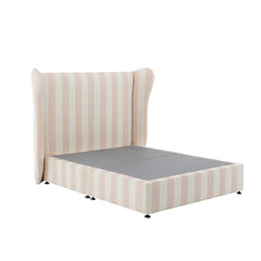 Celeste Bed in Blush Ivory Stripe