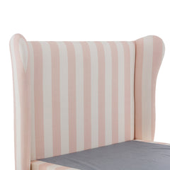 Celeste Bed in Blush Ivory Stripe