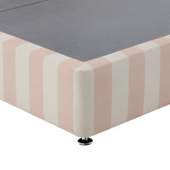 Celeste Bed in Blush Ivory Stripe