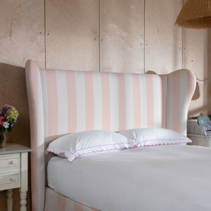 Celeste Bed in Blush Ivory Stripe