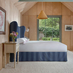 Celeste Bed in Navy Marine Stripe