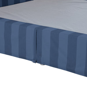 Celeste Bed in Navy Marine Stripe