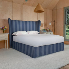 Celeste Bed in Navy Marine Stripe