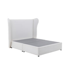 Celeste Bed in Cotton Linen Snow Drop