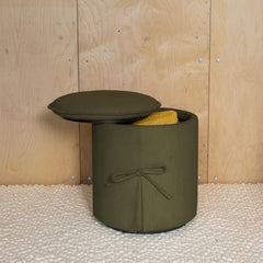 Lulabelle Bedside Drum in Olive