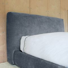 MIRA King Ottoman Bed in Blue