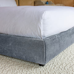 MIRA King Ottoman Bed in Blue