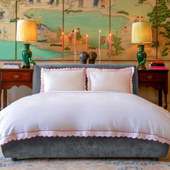 MIRA King Ottoman Bed in Blue