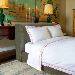 MIRA King Ottoman Bed in Olive